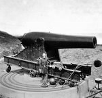 Cannon on Alcatraz post Civil War