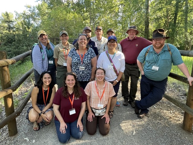 group of people outside