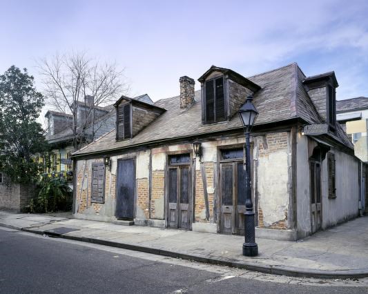 A photo of the tourist spot named "Lafitte's Blacksmith Shop" in New Orleans.