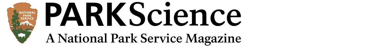 Text reading "PARKScience: A National Park Service Magazine" next to the National Park Service arrowhead logo.