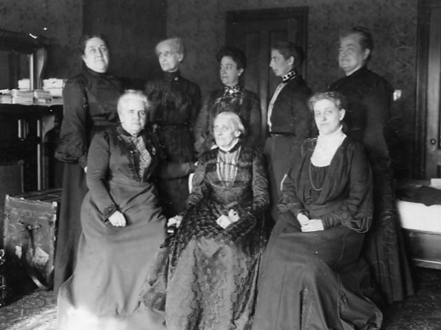 Portrait of several women, some seated some standing. DC Public Library