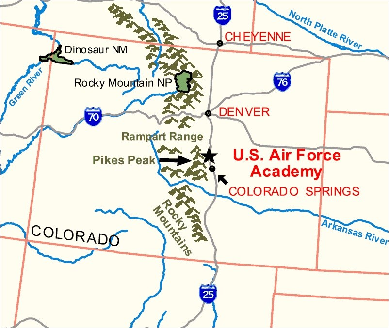 Map of Colorado. Map of Colorado.