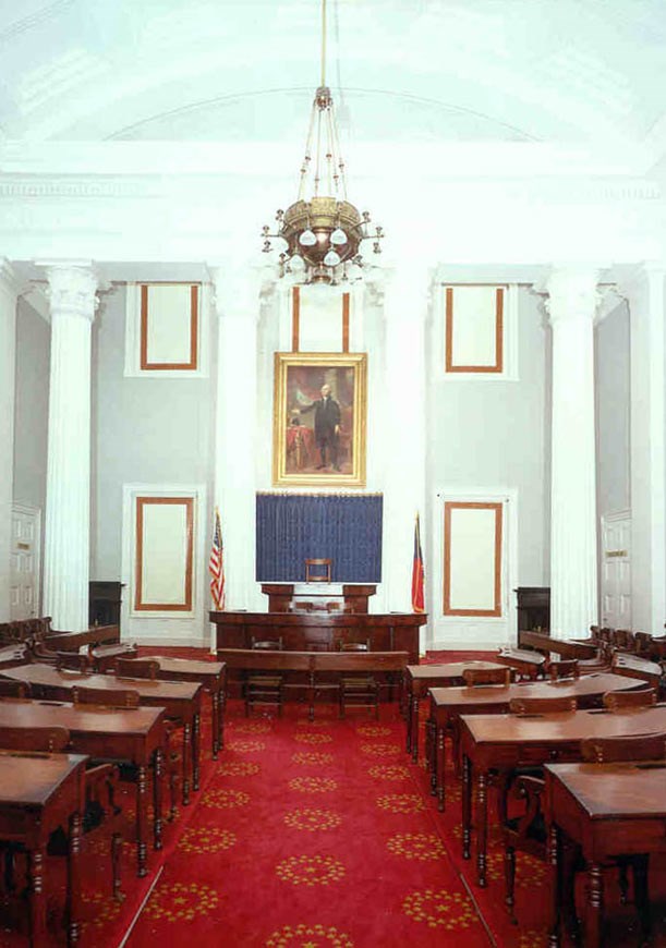 North Carolina State Capitol, House of Representatives. North Carolina State Capitol, House of Representatives.