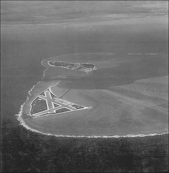 Photo of Midway Atoll, 1941. Photo of Midway Atoll, 1941.