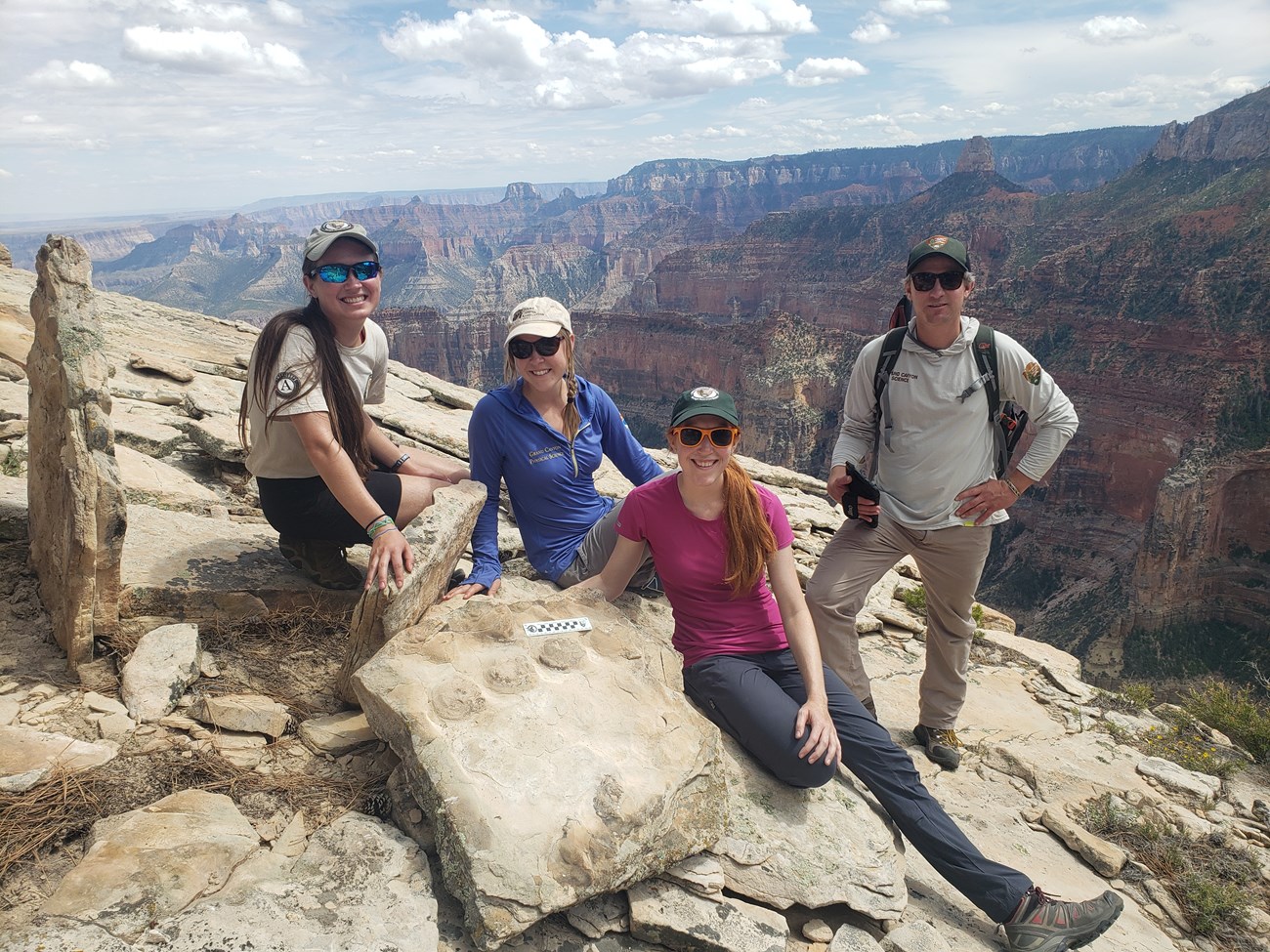 Figure 3 - PaleoBlitz Team (Listing Photo) a few members of the paleontology team