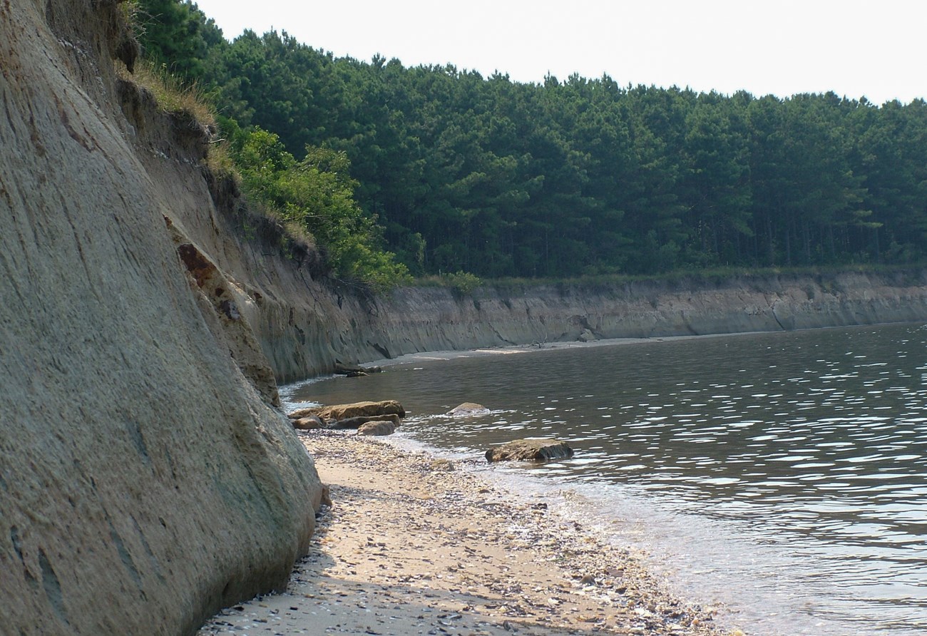 wave cut bluff