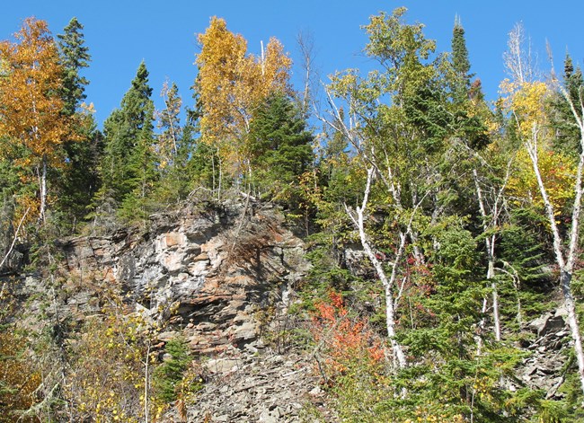 sandstone cliff