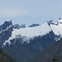 Snow-covered mountains