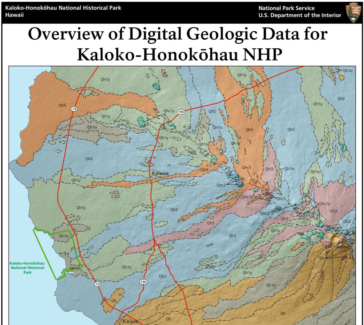 image of park gri geologic map