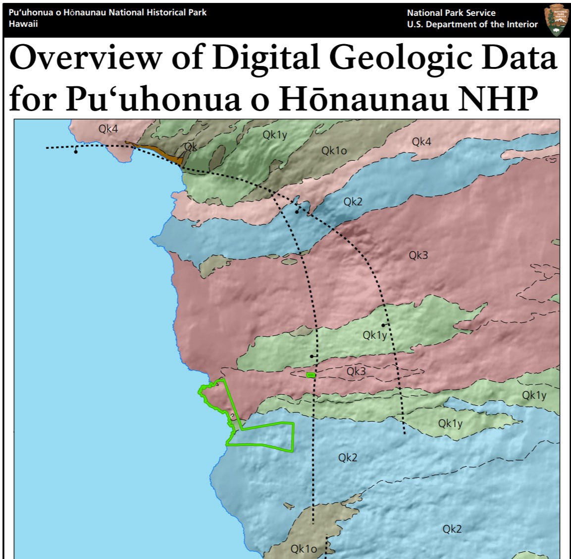 image of park gri geologic map