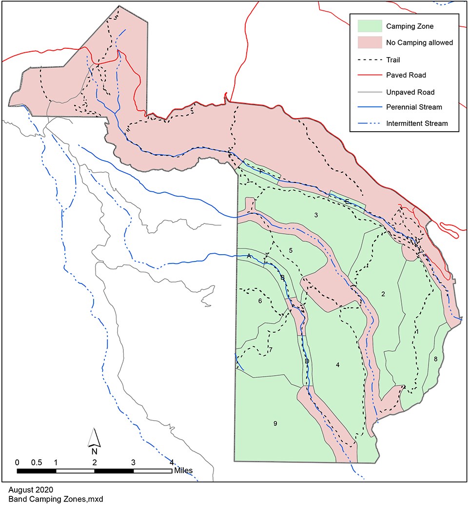 BAND Camping Zones