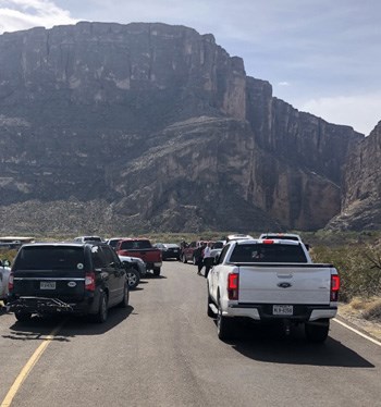 Busy day at Santa Elena Canyon