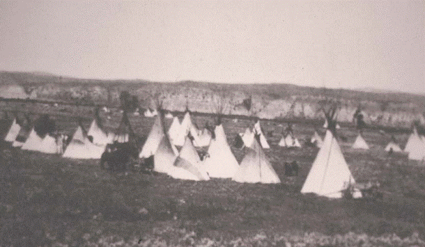 Crow tipi village