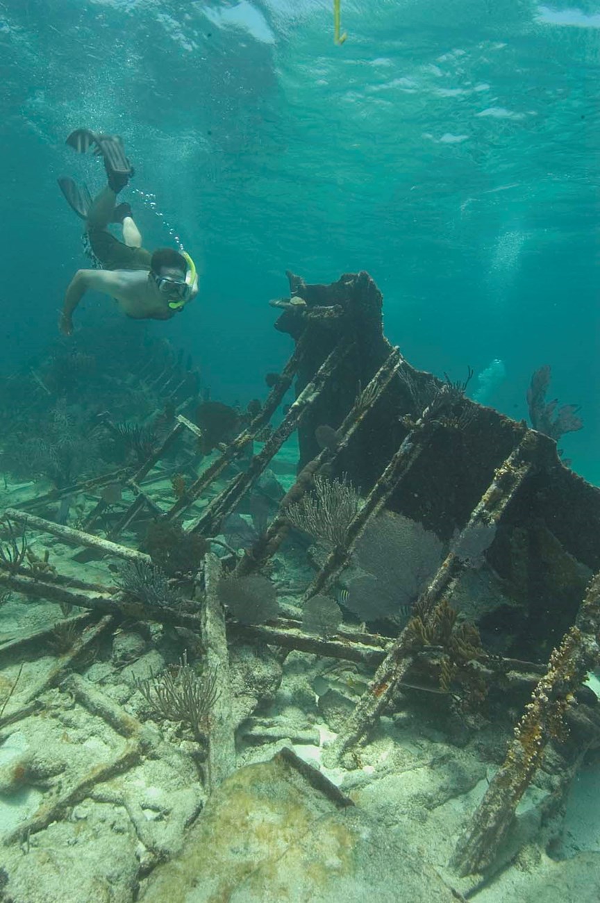 The Mandalay is in shallow water.