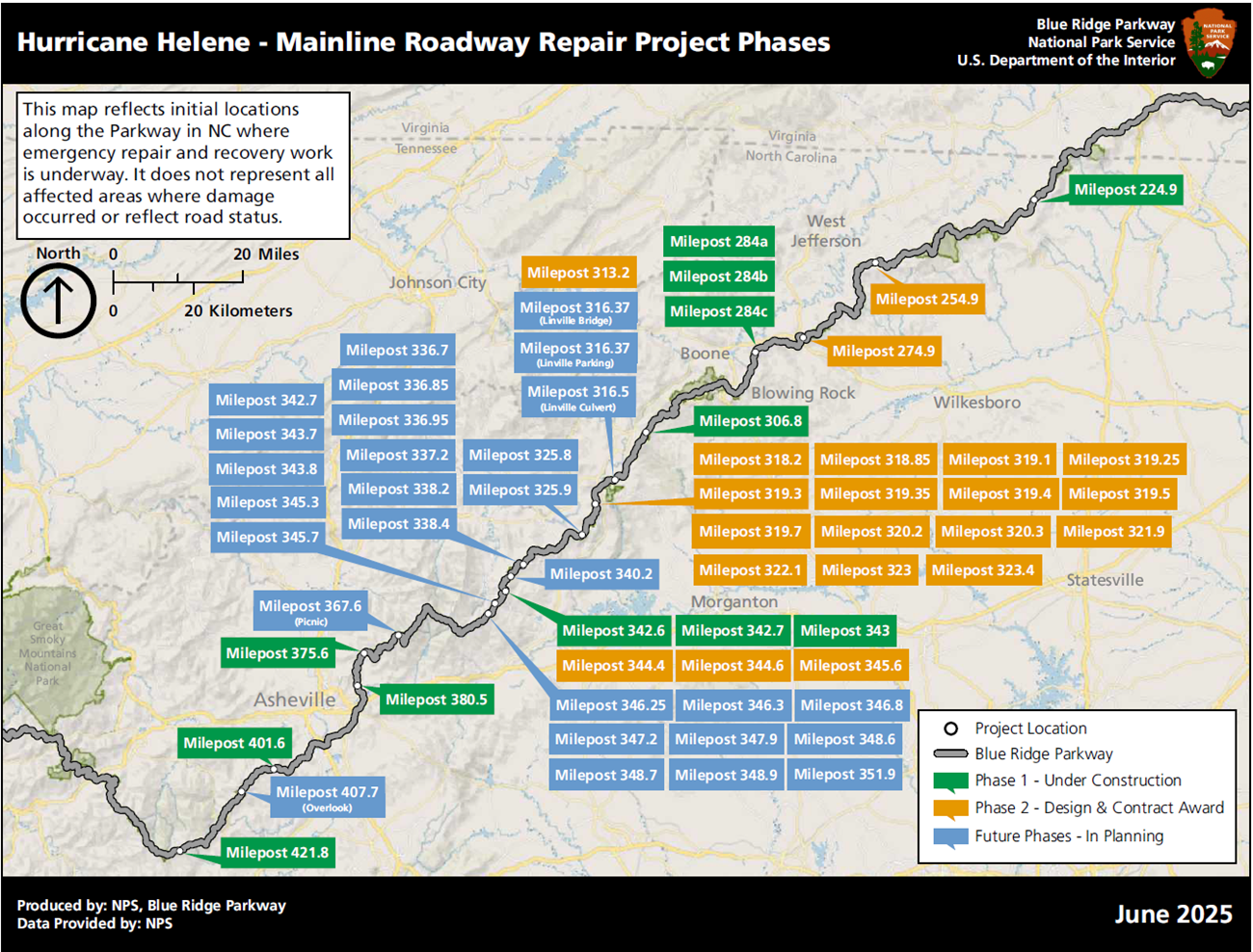 Roadway Repair Project Phases