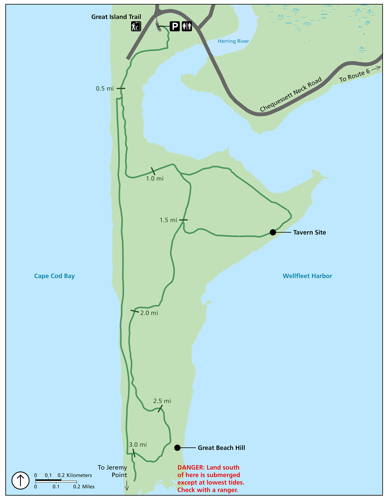 Great Island map