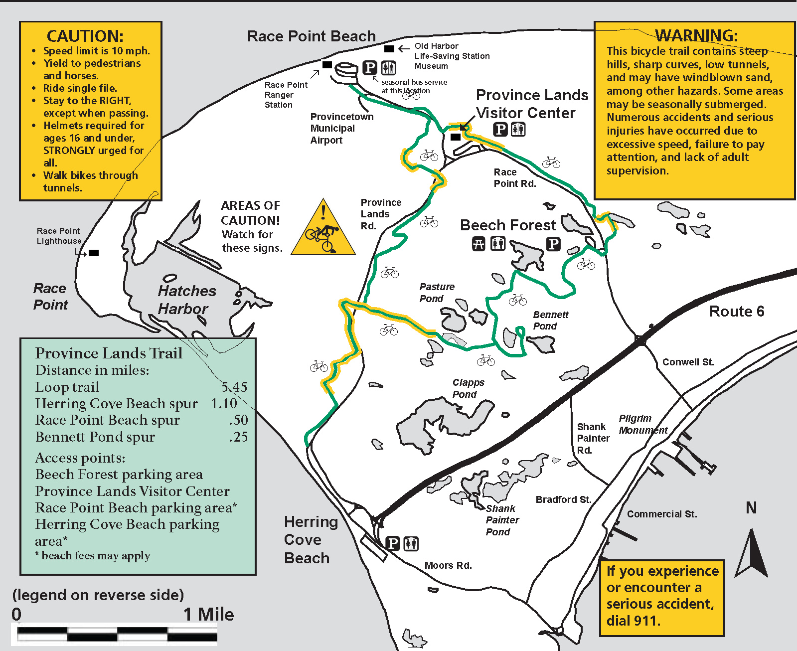 Ptown bike map