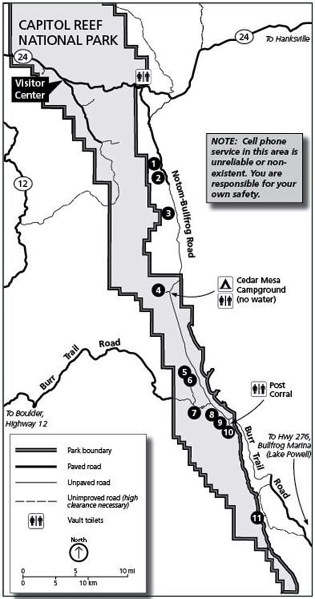 Waterpocket Trailhead Location Map for web