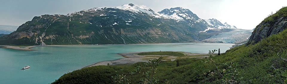 Reid Glacier, June 12, 1899, G.K. Gilbert, U.S. Geological Survey.