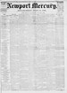 The front page of the Newport Mercury Newspaper with Ellen Murray's poem.