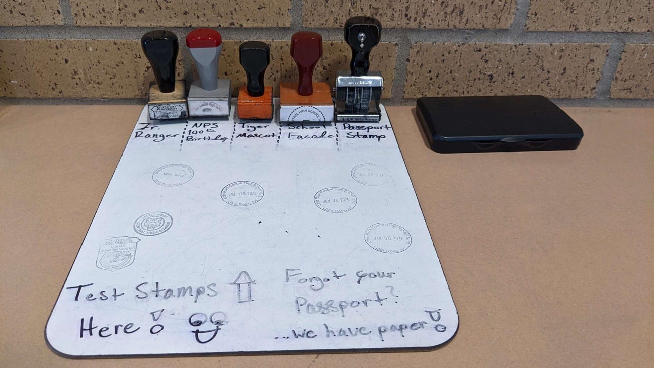 Inked stamps provide a visual reminder of your visit to our site.