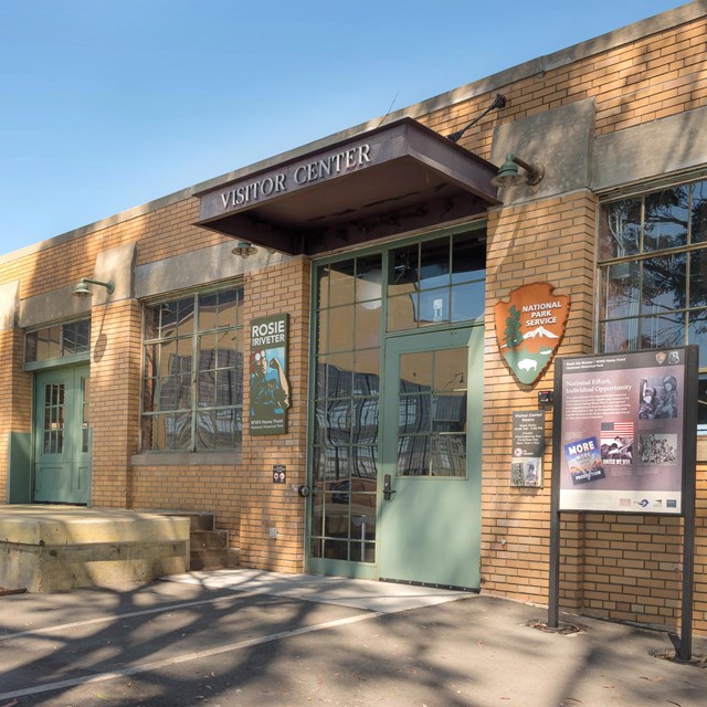 Photograph of the front of the Visitor Education Center