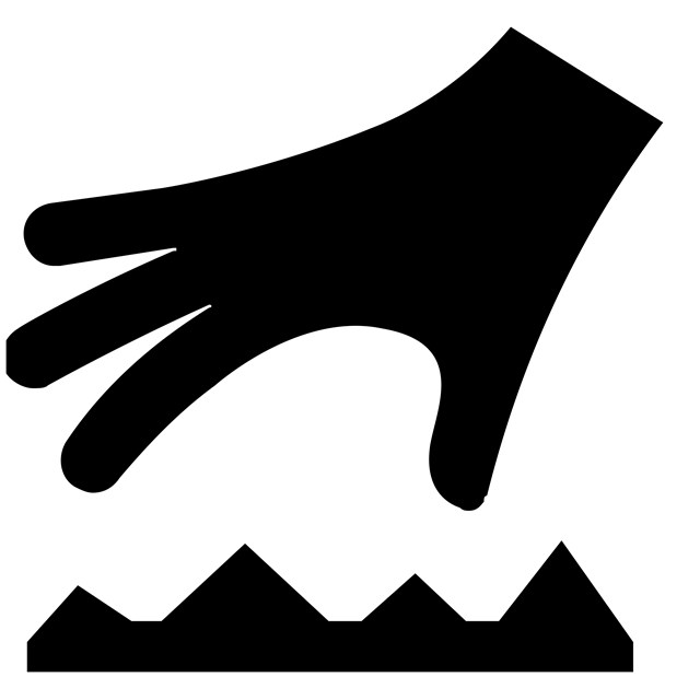 Tactile exhibit symbol