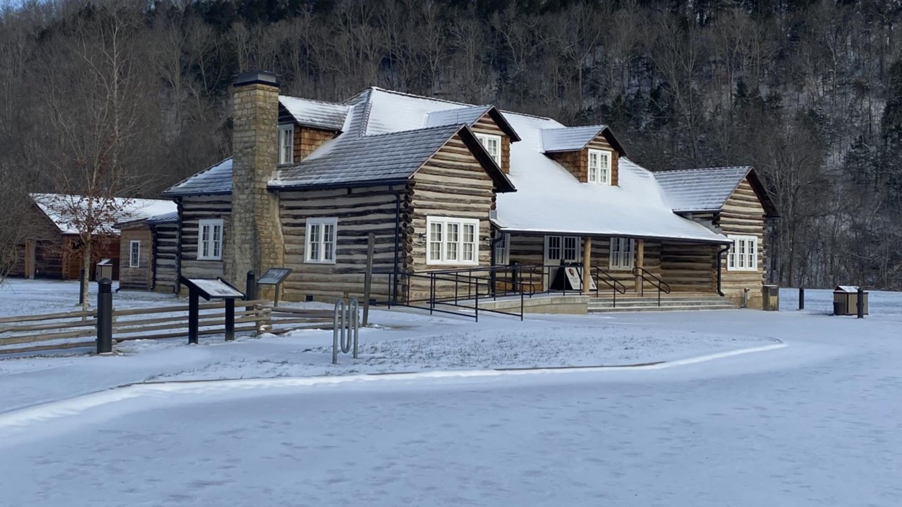 Knob Creek Tavern in snow