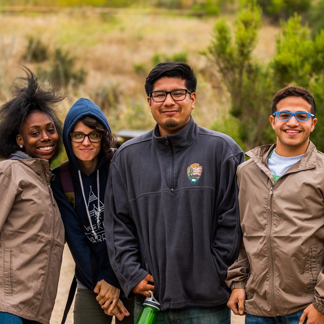 Group of interns standing together