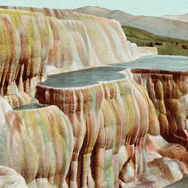  Mammoth Hot Springs - Yellowstone Park