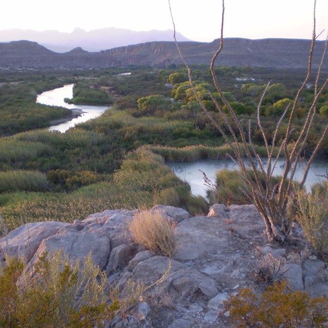 Santa Elena Canyon at the end of the Ross Maxwell Scenic Drive.