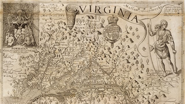 John Smith's map of the Chesapeake Bay