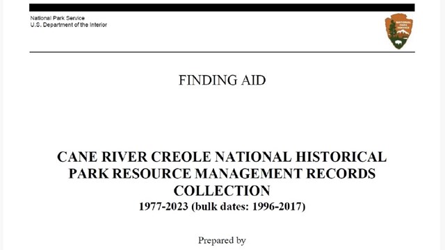 page from the resource management records. 