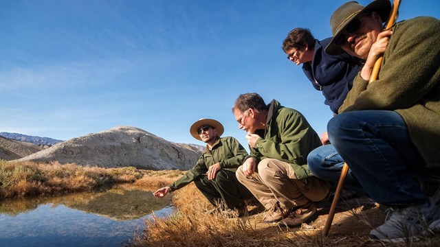 Ranger-guided nature walk at Salt Creek photo by Kurt Moses