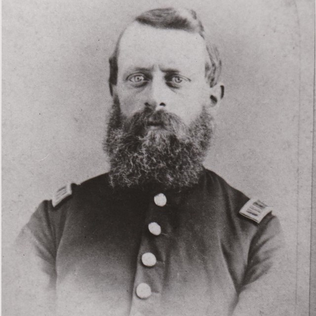 Black & white photo of Capt. Snyder