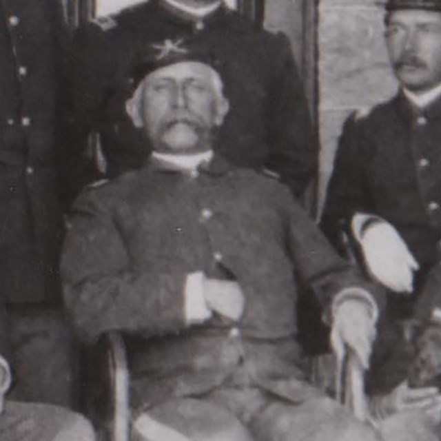Black & white photograph of William Lyster.