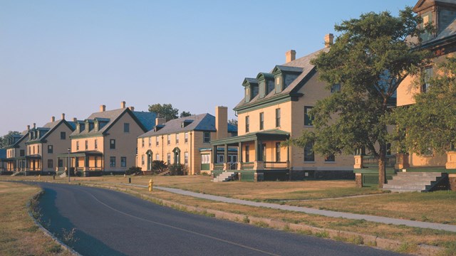 Fort Hancock's Officer Row