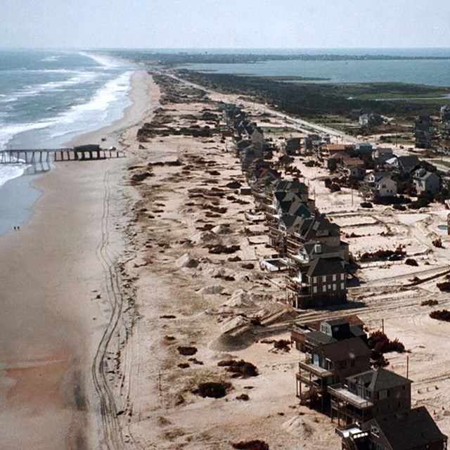 Damaged Homes on Cape Hatteras