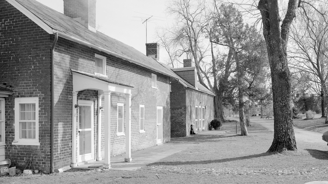 A historic home from side angle.