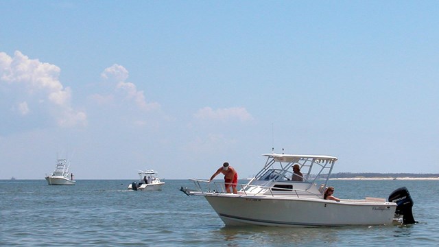 Boats on water