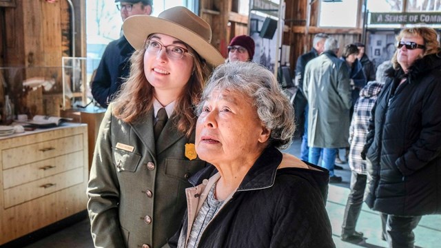 Park ranger with her grandmother 