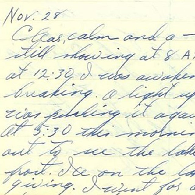 a handwritten page of cursive writing