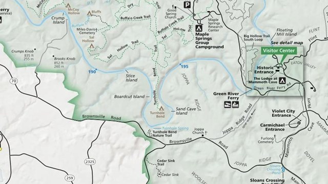 Aerial park map.