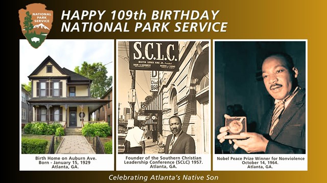 Photos of Dr. Martin Luther King, Jr. and his Birth Home