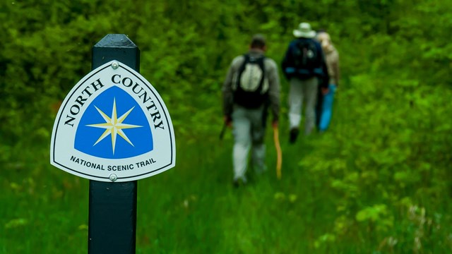 Hiking along the North Country Trail