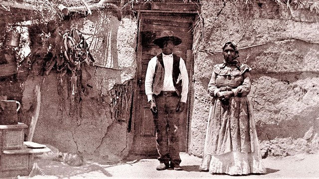 Jim and Matilda Pine at their home at their home at Maara’yam