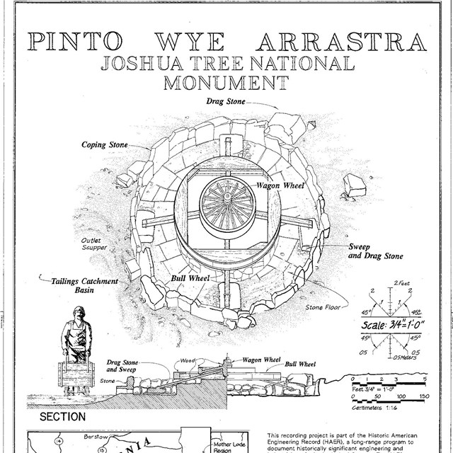 Pinto Wye Arrastra HAER drawing