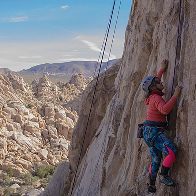 Climber at Dairy Queen Wall