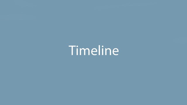 Text that says "Timeline".