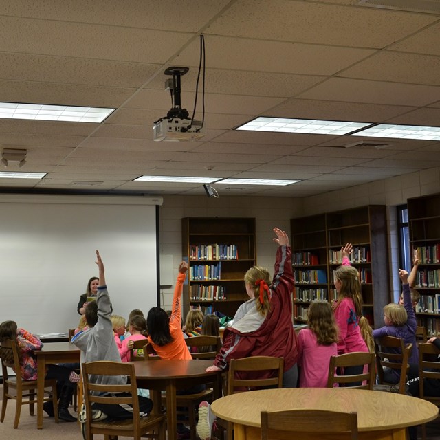 Ranger visits classroom